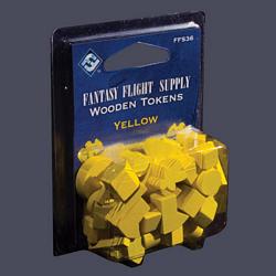 Fantasy Flight Wooden Tokens - Yellow