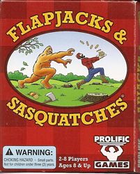 Flapjacks and Sasquatches card game