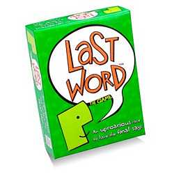 Last Word party game