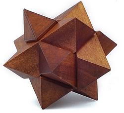 Mensa Pocket Puzzles - Wooden Star (harder)