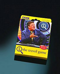 BBC QI Travel Game Including Klaxon for 12yrs to adult by Paul Lamond Games 