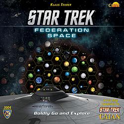 Star Trek Catan - Federation Space Map