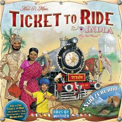 Ticket To Ride Map Collection Volume 2 - India and Switzerland