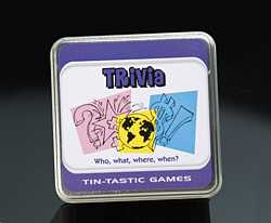 Tin-Tastic Games - Trivia