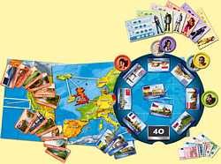 Travel Blog Europe & USA board game