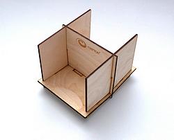 Wooden 2 Bay Card Feeder