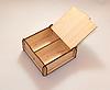 more Wooden Storage Box with 2 compartments