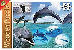Wooden Puzzle - Dolphins jigsaw