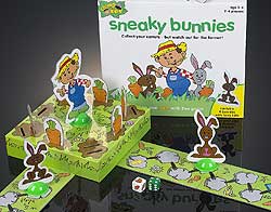 Sneaky Bunnies Pre School board game