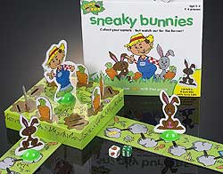 Sneaky Bunnies Pre School board game