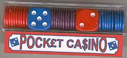 3-in-1 Travel Dice Games - Pocket Casino