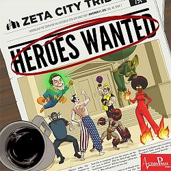 Heroes Wanted card game