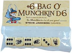 Munchkin - +6 Bag 'O D6