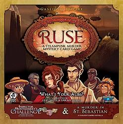 Ruse murder mystery card game