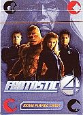 Fantastic 4 movie playing cards