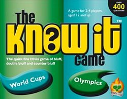 The Know It Game Set 2 - World Cups and Olympics trivia game