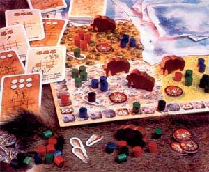 Mammoth Hunters board game