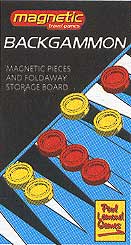 Magnetic Backgammon travel game